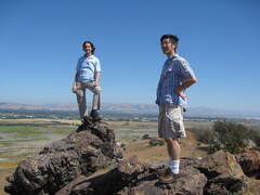 Woodley and Darrick atop Coyote Hill