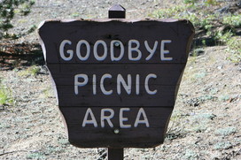 [Goodbye Picnic Area (edge of the park)]