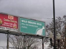 [Billboard at Kings Hill/Salmon St. MAX station]