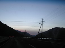 [Going West on 84 Through the Columbia Gorge]