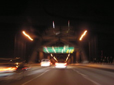 [Fremont Bridge (405) Going West on 405S]