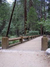 [Bridge at the Base of Yosemite Falls]