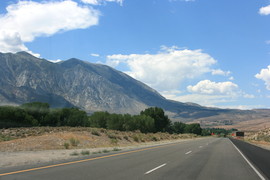 [Heading North out of Bishop]
