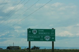 [OR-205 Turnoff to Frenchglen]