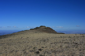 [THIS is the Top of Steens Mountain, at 9733 feet!]
