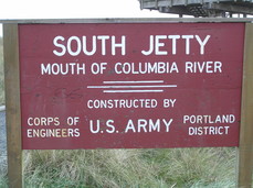 [South Jetty at the Mouth of the Columbia]