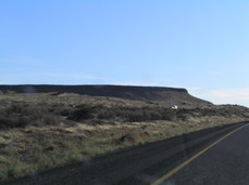 [Flat-top Butte, Westbound on I-84]