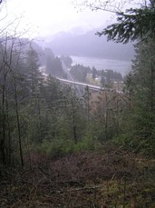 [Highway 14 and Railroad in the Gorge]