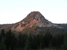 [The Butte at Sunset]