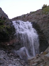 [Looking Southward at the Waterfall Above Said Creek]