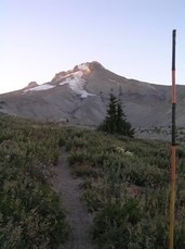 [South Face of Mt. Hood at Sunset]