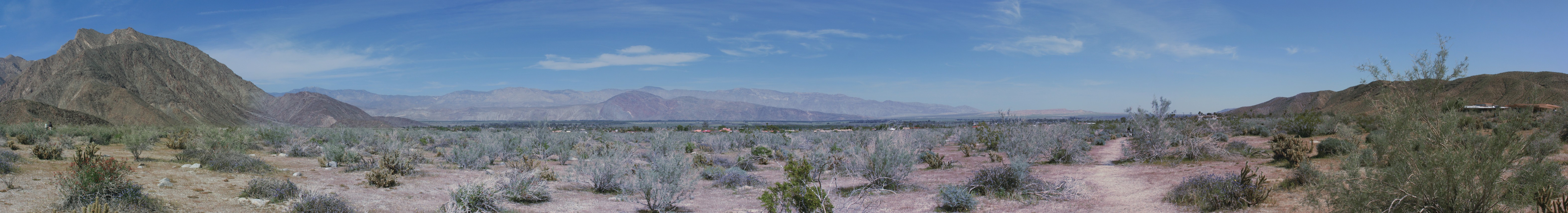 [Anza Borrego Desert, from east of Visitor's Center]