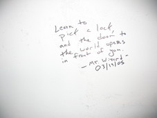 [Graffiti in AP&M Basement]